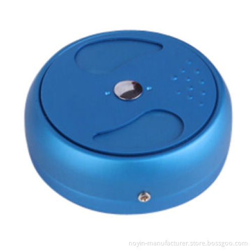 Ashtray, with stainless steel material, blue color